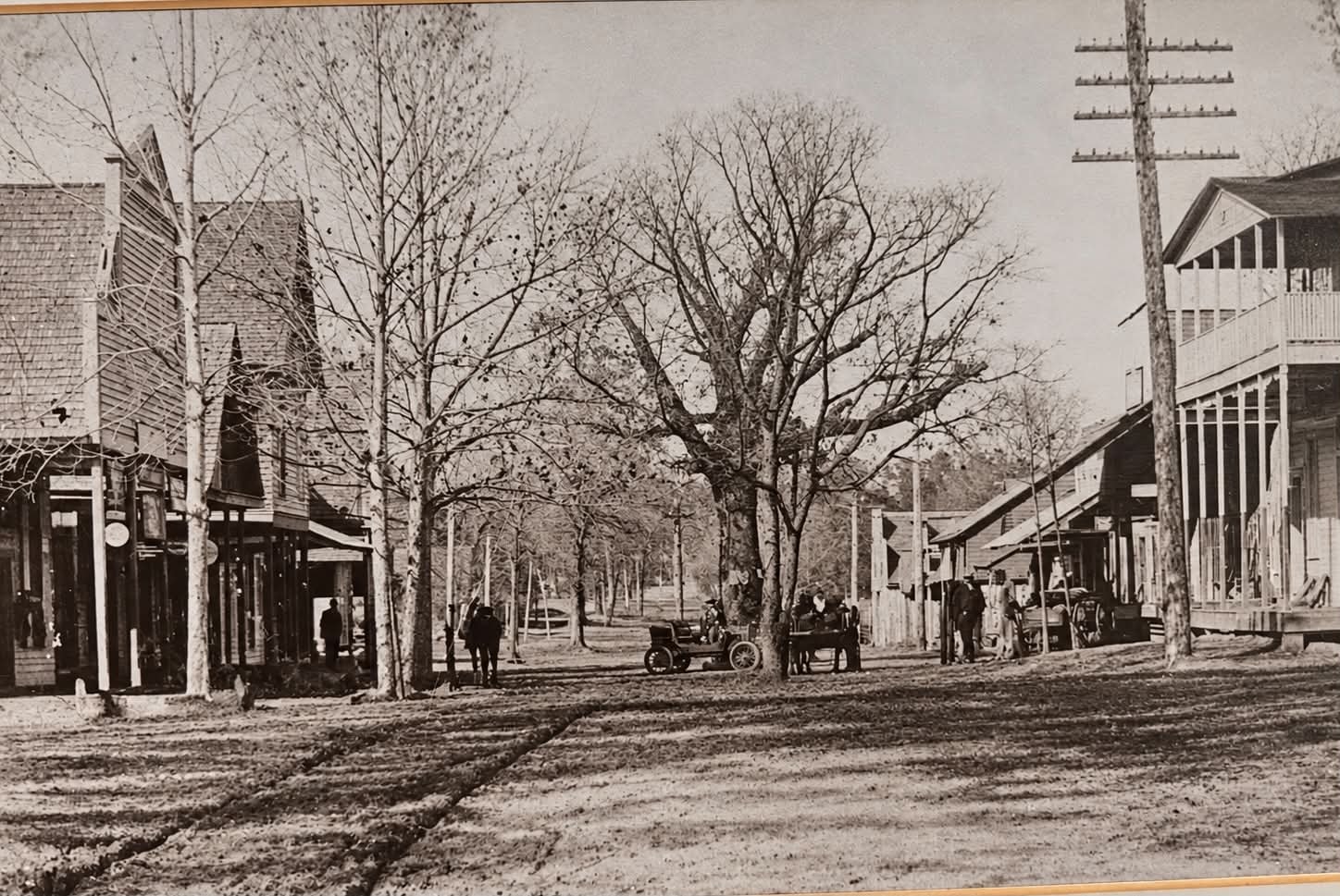 Historic East Texas street scene